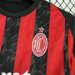 25-26 AC Milan Home Kit (Fans Version) Jersey Football Shirt - Image 3