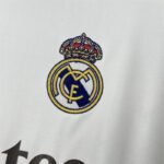 25-26 Real Madrid Home Kit Long Sleeve Jersey (Fans Version) Football Shirt - Image 4