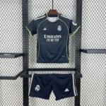 25-26 Kids Real Madrid Away Kit Jersey Football Size 16-28