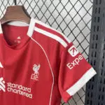 25-26 Kids Liverpool Home Kit Jersey Football Size 16-28 - Image 2