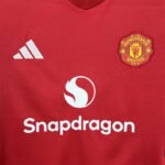 25-26 Kids Manchester United Home Kit Jersey Football Size 16-28 - Image 3