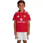 Kids Manchester United Home Jersey Kit 2026-27